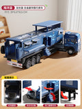 Large alloy trailer rv toy car kids' simulation car model camping truck off-road vehicle model for boys