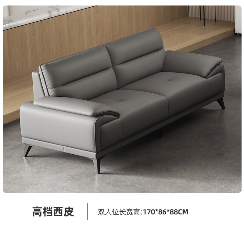 Italian minimalist stainless steel round rock slab coffee table, modern and simple living room set for small apartments, light luxury tea table combination