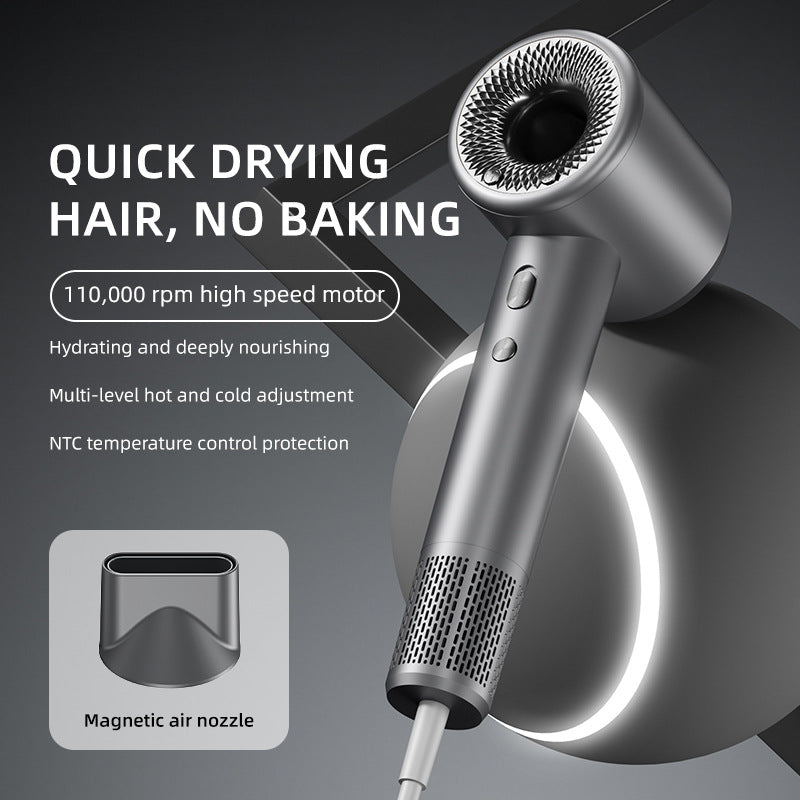 hotel high-speed hair dryer hair care leafless high-speed wall-mounted hair dryer manufacturer wholesale