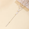 Customized necklace pearl jewelry versatile sweater chain niche light luxury high-end clavicle chain women's accessories pendant