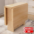 Foldable dining table - compact, modern, and versatile rectangular table for small spaces - portable dining table