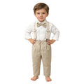 One-year-old dress for baby boys fall and winter british style birthday party clothes for boys overalls suit baby suit