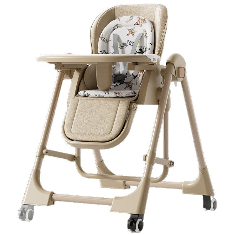 Baby high chair - multifunctional, foldable, portable dining chair for infants and toddlers - home use, rocking feature