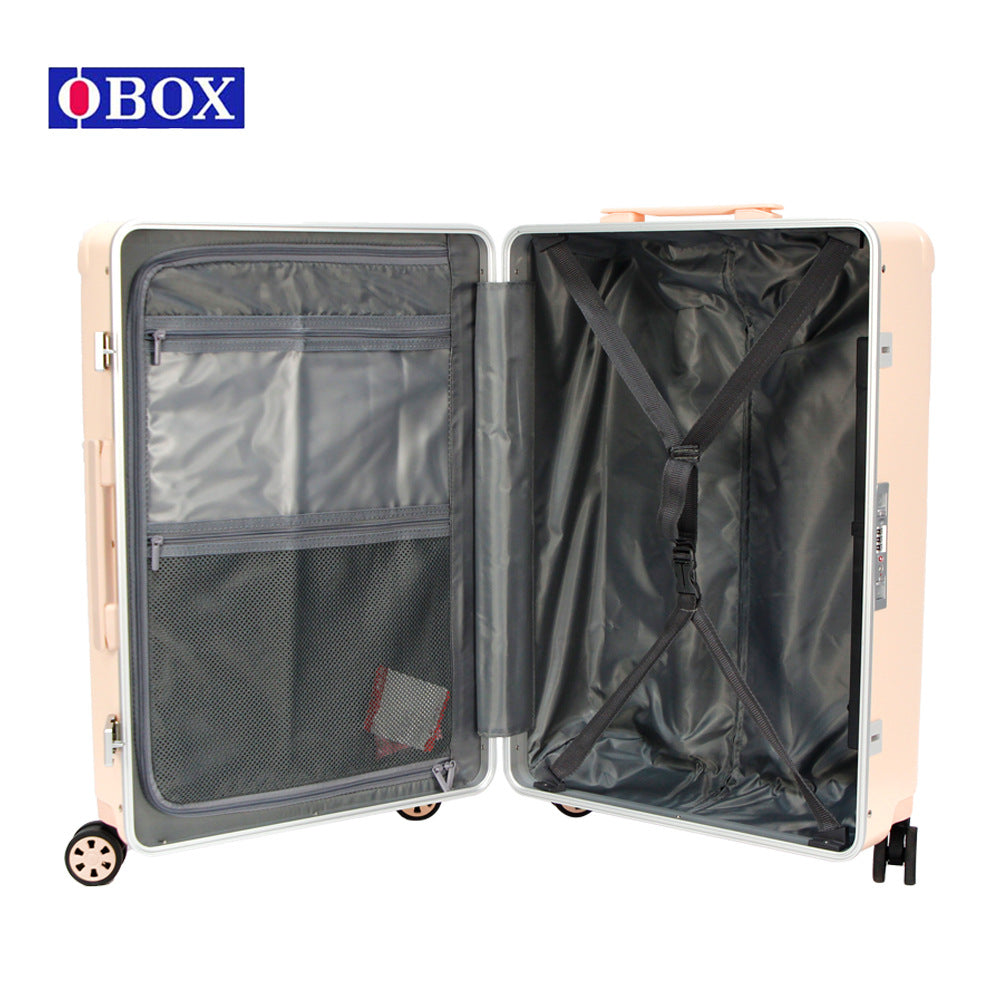 MYBOX行李箱女孩大容量拉杆箱可爱旅行箱万向轮铝框密码箱