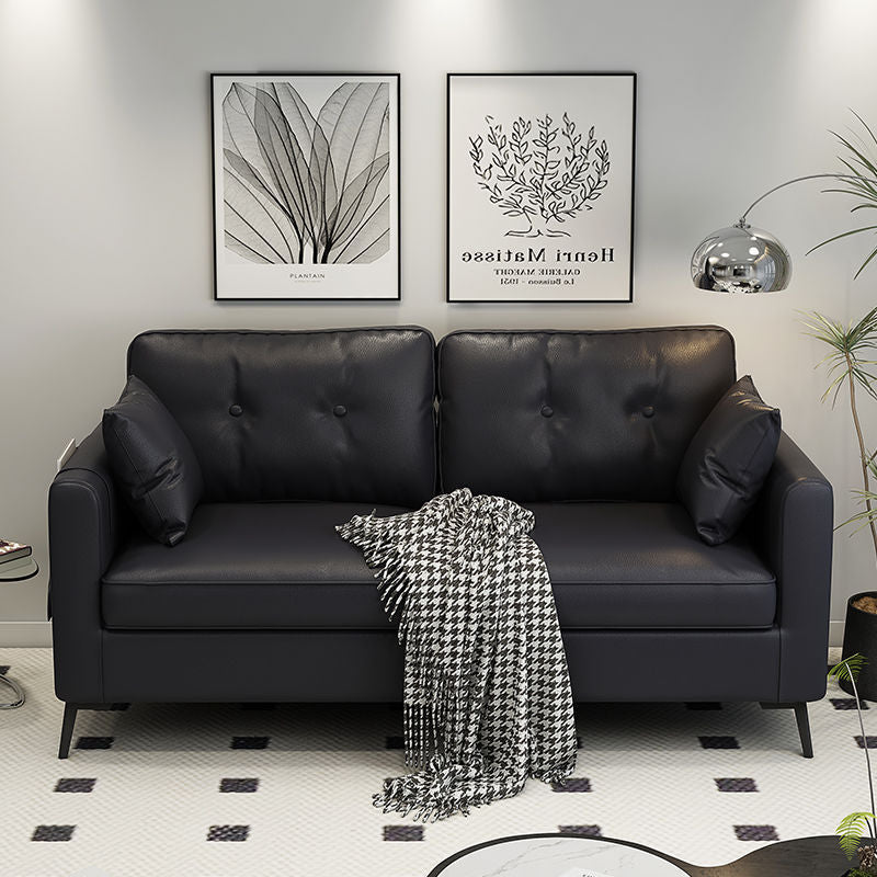 Sofa living room small apartment casual modern office business reception clothing store apartment italian leather sofa
