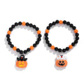 Halloween pumpkin bracelet wholesale fashion cross-border pendant cute cartoon funny niche atmosphere party accessories