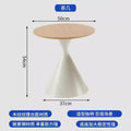 Cream style coffee table for homenormcore living room small apartment modern casualclassy round coffee table