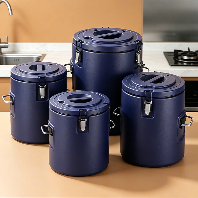 Stainless steel insulated bucket, special ice bucket for stalls, commercial stall, canteen food warmer suit5pcsexport