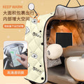 Electric vehicle windshield all year roundneutralwinterfleece-linedthickened winter battery motorcycle spring & fall style windproof sunshade