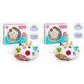 Cross-border export infant fine movement training hedgehog bubble music baby practice brain puzzle soft rubber toy