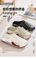 Men's summer new breathable mesh shoes, slip-on lazy sandals, heel-less beach slippers, men's casual clogs, trendy shoes