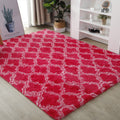 Modern scandinavianins full bedroom carpet tie-dye silk wool pattern carpet living room coffee table bedside mat long blanket