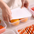 Refrigerator crisper food storage box vegetable crisper freezer box large capacity fruit daily kitchen microwave oven