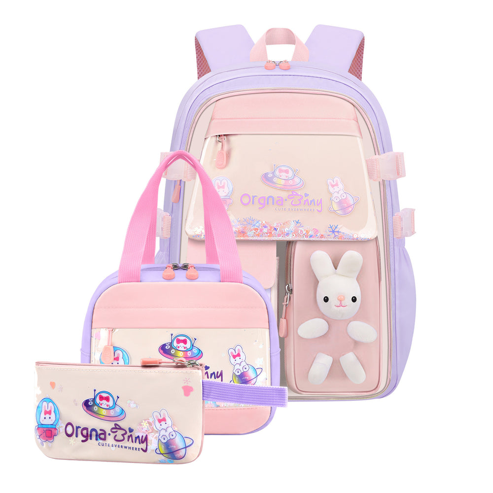 quicksand children's schoolbag for elementary school girls grades 1-3-6 cute princess reducing the burden backpack wholesale