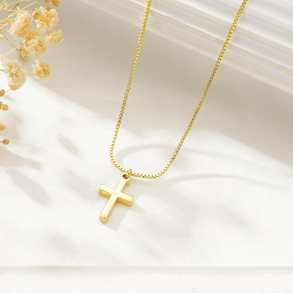 fashionnew arrival titanium steel cross necklace trendyeasiest for match women's titanium steel cross pendant sweater chain necklace