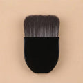 Small flat brush - black - dark gray blend - angled powder brush + opp packaging