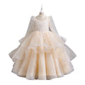 kids catwalk performance dress new arrival children's clothing girl spring and summer dress evening dress princess skirt tutu skirt