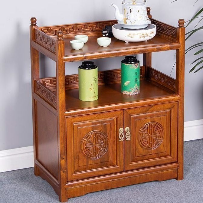 Living room tea cabinet old elm chinoiserie tea table solid wood sideboard sofa side cabinet restaurant wine cabinet locker