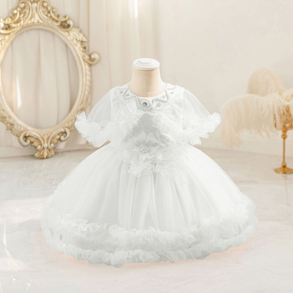 Kids dress princess dress western style girl mesh puffy piano performance dress baby dress kid dress