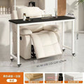 Japanese-style single-tier sofa table with wheels - modern minimalist multifunctional nail salon table with pulleys - mobile nail art table