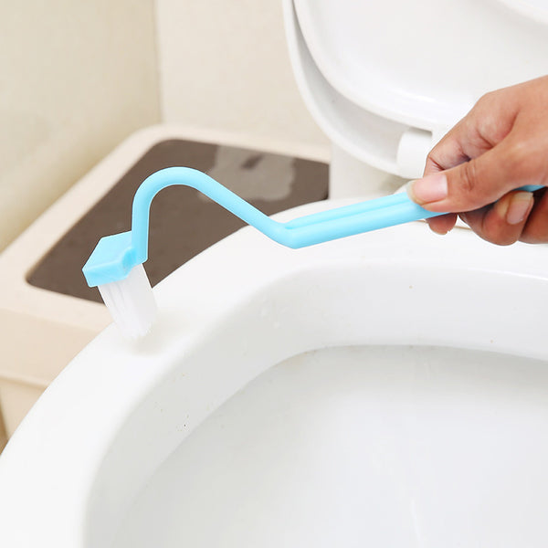 Creative long handle no dead ends toilet brush toilet brush toilet cleaning curved gap sanitary toilet brush