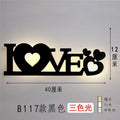Nordic style modern minimalist led decorative wall lamp - kids' room bedside wall sconce - wall-mounted letter wall light