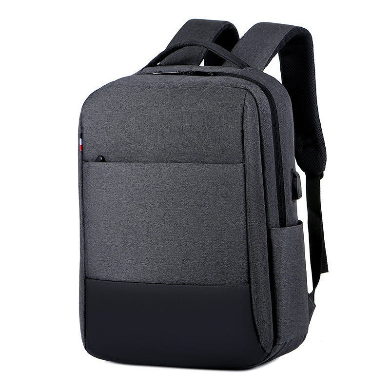 Backpack waterproof and wear-resistant 15.6 inch business leisure computer backpack student backpack schoolbag can be printed with logo.
