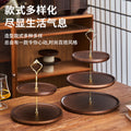 Dessert table display stand, new chinoiserie wedding cake tray, multi-layered afternoon tea snack stand, tea break table, pastry display