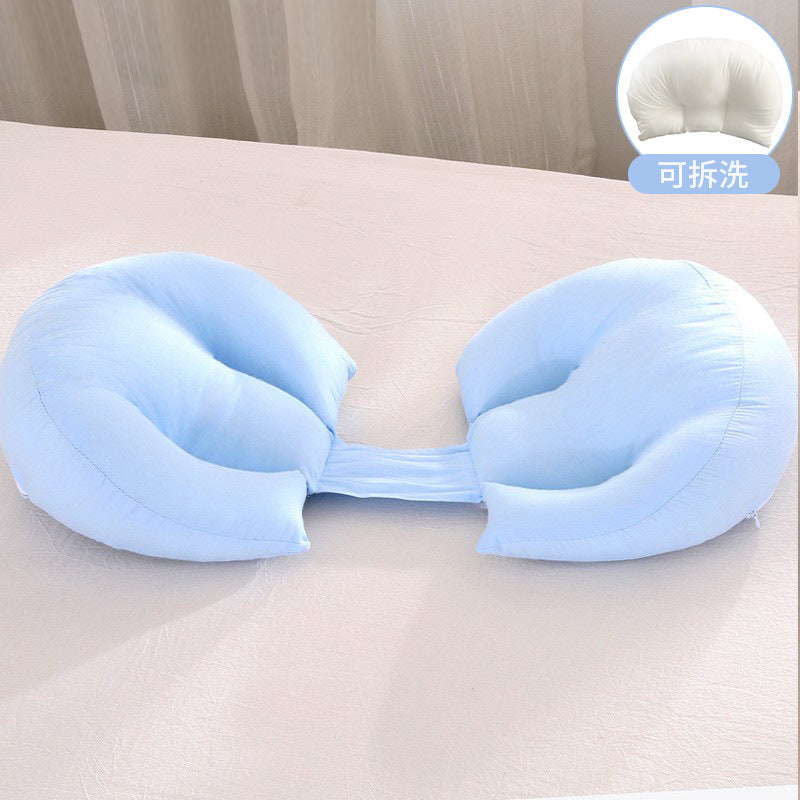 Multifunctional cotton maternity pillow - side sleeper, pregnancy, nursing & breastfeeding pillow core - direct from manufacturer, dropshipping available