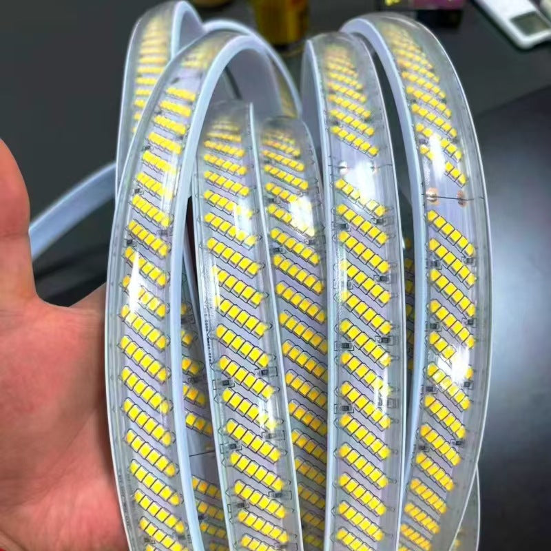 Upgrade explosive 600 lights LED light strip Outdoor engineering lighting Super bright waterproof household living room door rainproof light strip