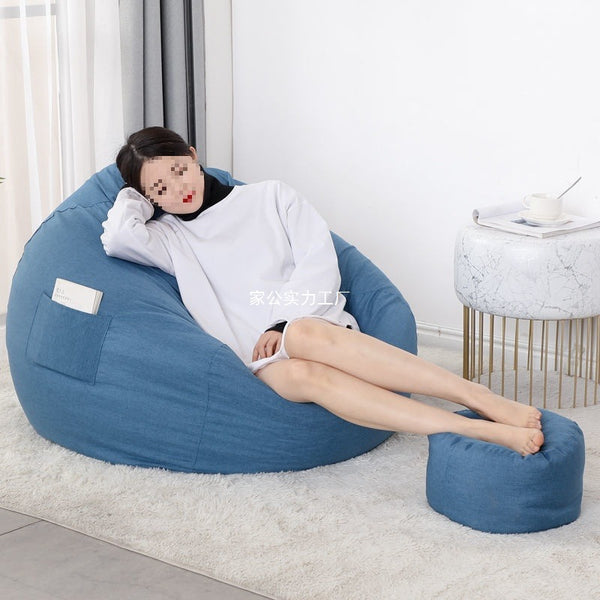Lazy sofa bean bag tatami single living room small apartment bedroom Internet celebrity lounge chair balcony lazy chair