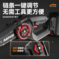 Nanwei lithium electric chain saw lithium electric rechargeable saw outdoor handheld 6inch 8inch saw for splitting firewood and cutting trees