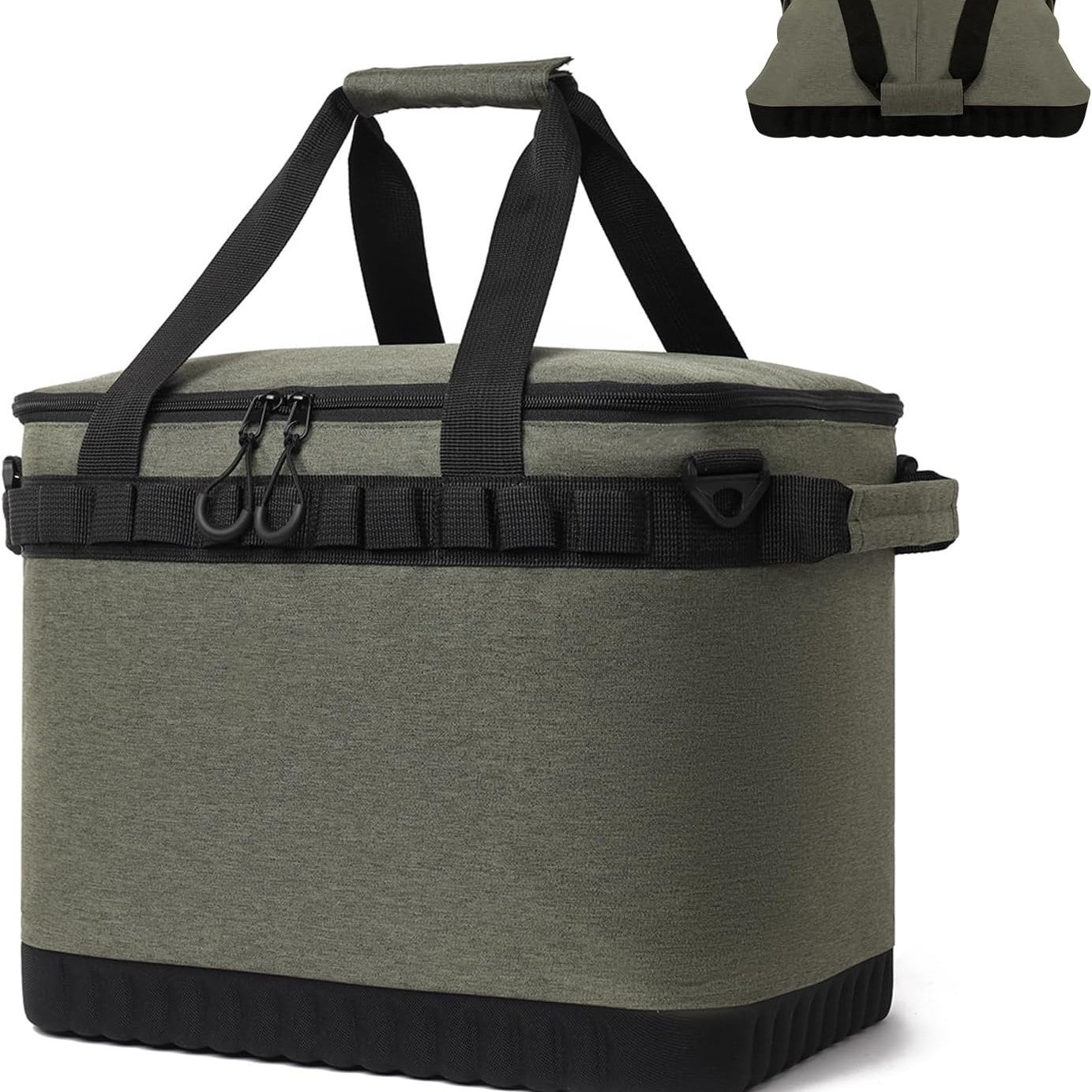 Outdoor tote bag Anti-collision storage box Camping waterproof grocery bag Cutlery Kitchenware storage bag Multifunctional picnic bag