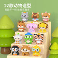 Compatible with lego micro bricks, cartoon figurines, children's educational building blocks, assembly toys, cross-border market stall gifts, wholesale
