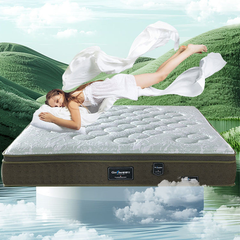Factory direct sales: eco-friendly jute mattress, home spine-supporting simmons antibacterial memory foam pocket spring mattress
