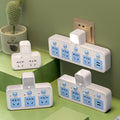 Multi-outlet adapter plug splitter power strip - one-to-many panel, multi-port wireless power strip (cordless)