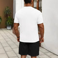 men's short-sleeve and shorts set, casual sportswear set, 3d printed cross-border hot seller, dropshipping available