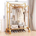 Upgraded cat ear double pole model 110cm accessible luxury gold four side hooks..;