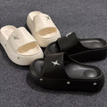 Thick sole slippers women's summeroutwearnew arrivalfashion indoor heightening beach shoes women's shit-stepping sandals wholesale