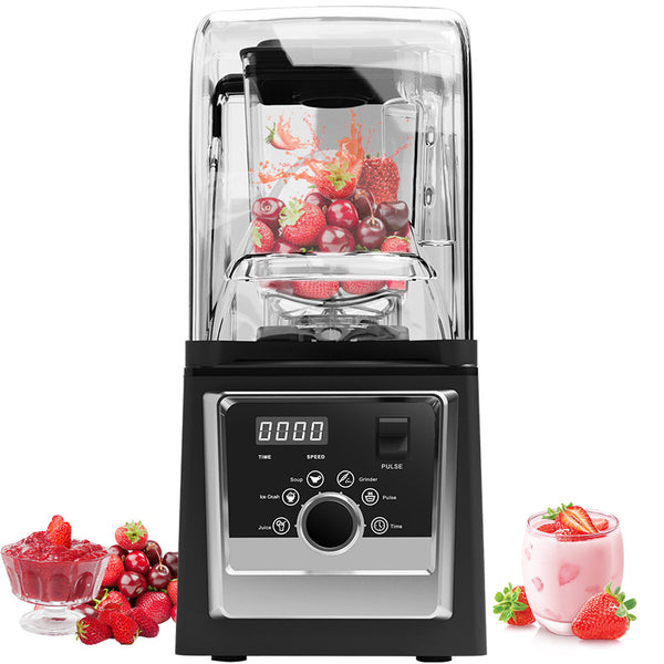 Cross-border 110V220v silent wall breaker with cover Commercial high-power smoothie machine Multifunctional mixing juicer