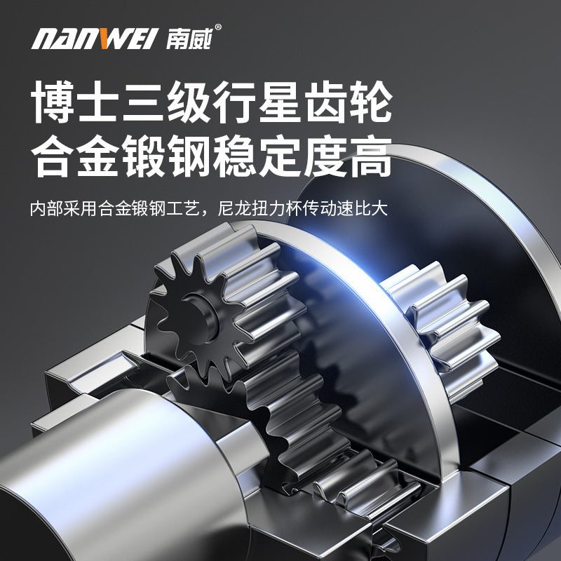 Wholesale nanwei power tools brushless hand drill lithium electric drill pistol drill electric screwdriver impact drill electric turn