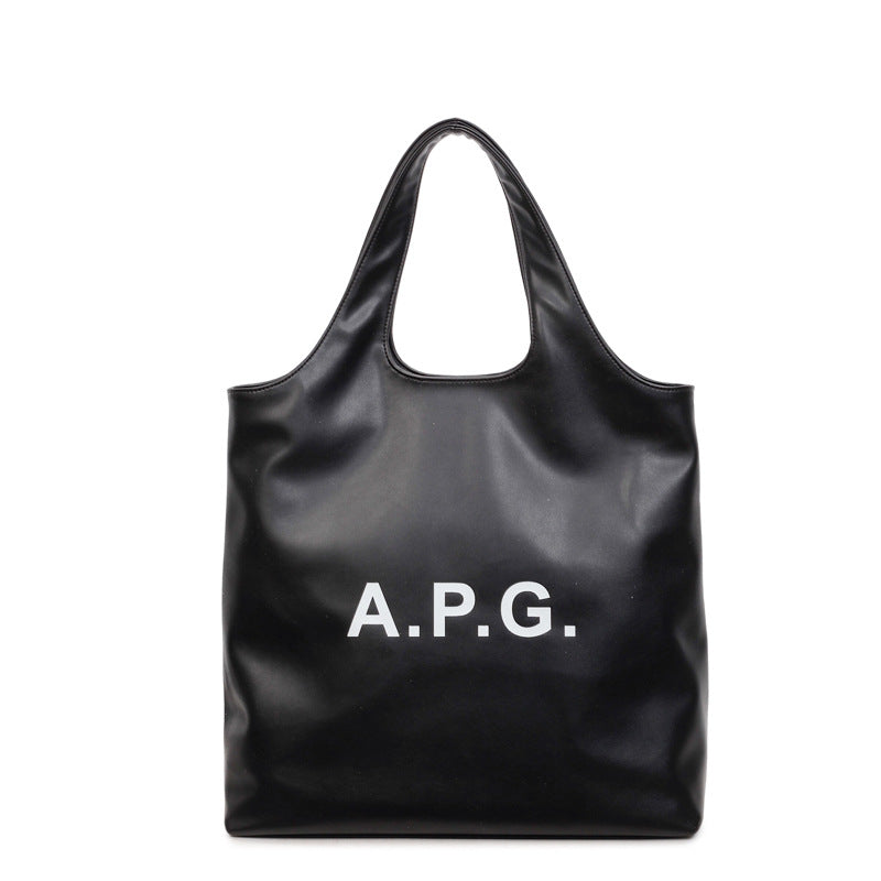 spring style lazy style bag women's bag large capacity easiest for match vegetable basket shoulder bag student class work clothing tote bag