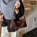 retro bag women's bag new arrival maillard color frosted easiest for match armpit bag casualclassy sense shoulder bag