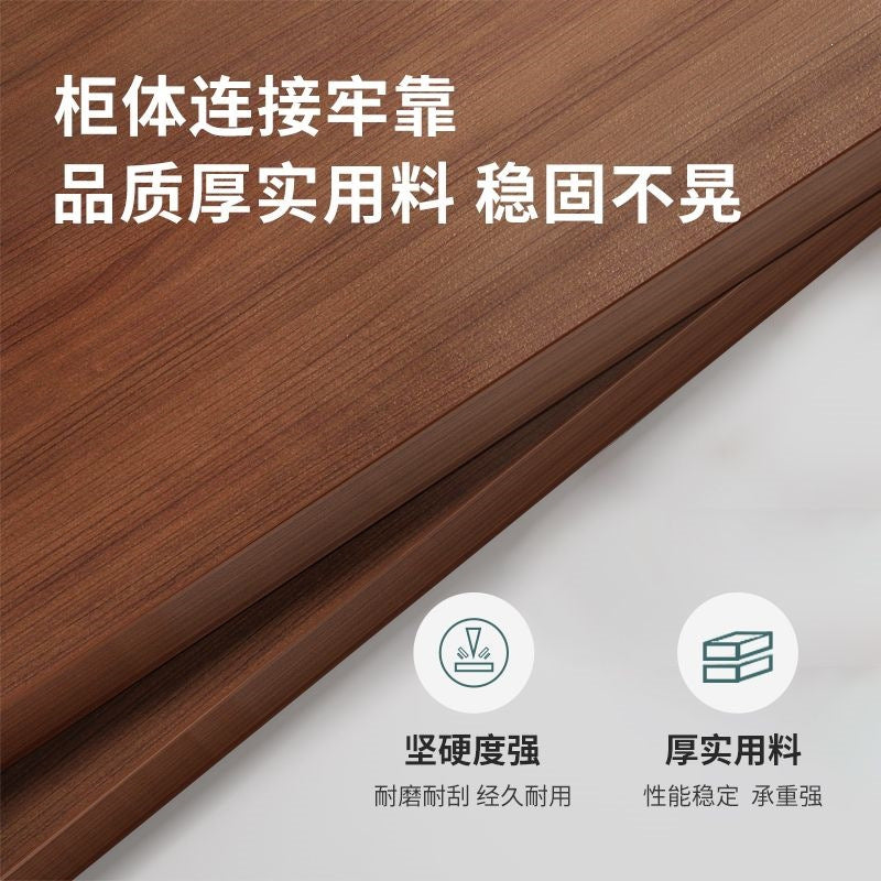 Bookcase floor-standing locker for home living room display cabinet wall-mounted storage locker bedroom with door dust-proof bookshelf