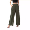 quick-dry sun protection ice silk cargo pants - women's summer lightweight high-waisted loose fit slimming casual straight leg hot girl style