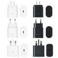 Suitable for samsung charger pd45w mobile phone fast charging head european standard american standard 25w samsung charging head set data cable