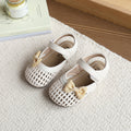new girls' hollow-out sandals - kids' breathable velcro butterfly summer princess sandals