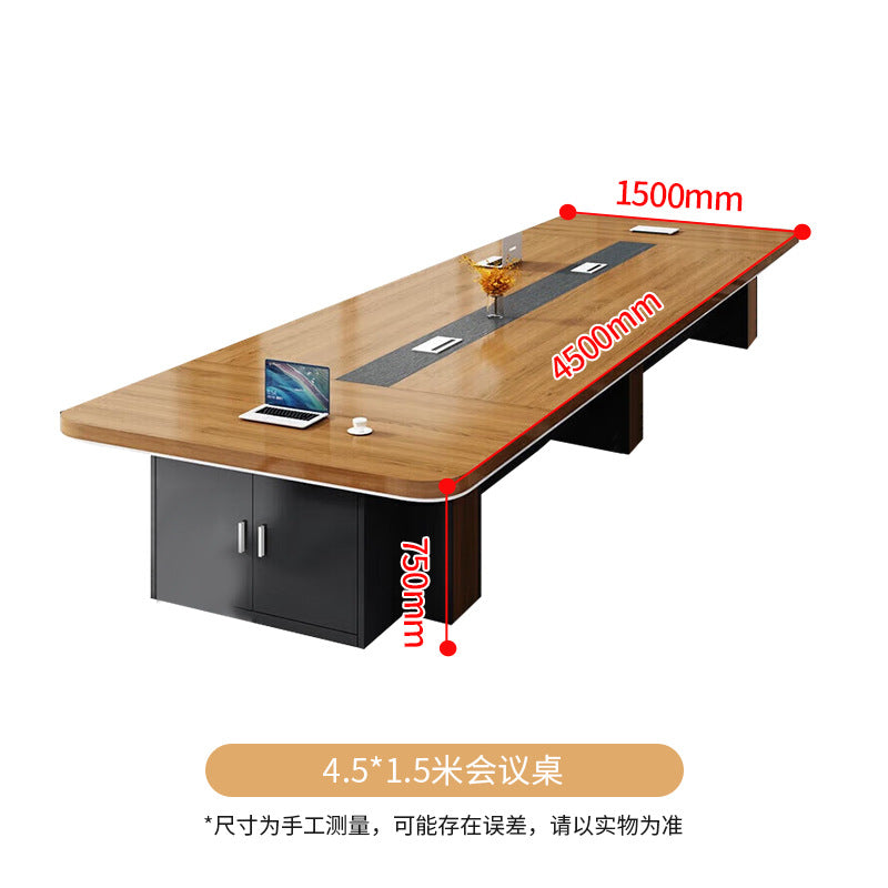 Saint li large conference table - modern minimalist rectangular table for meetings, negotiations, and training