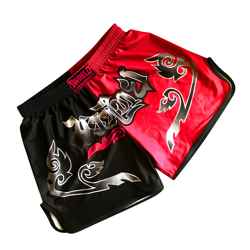 MMA Boxing Training Anti-Wear Fighting Pants UFC Mixed Fighting Muay Thai Shorts Running Fitness Cycling Fighting