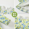 Girls' dress - new spring/autumn  collection - country style floral print, bow accent, lace collar princess dress